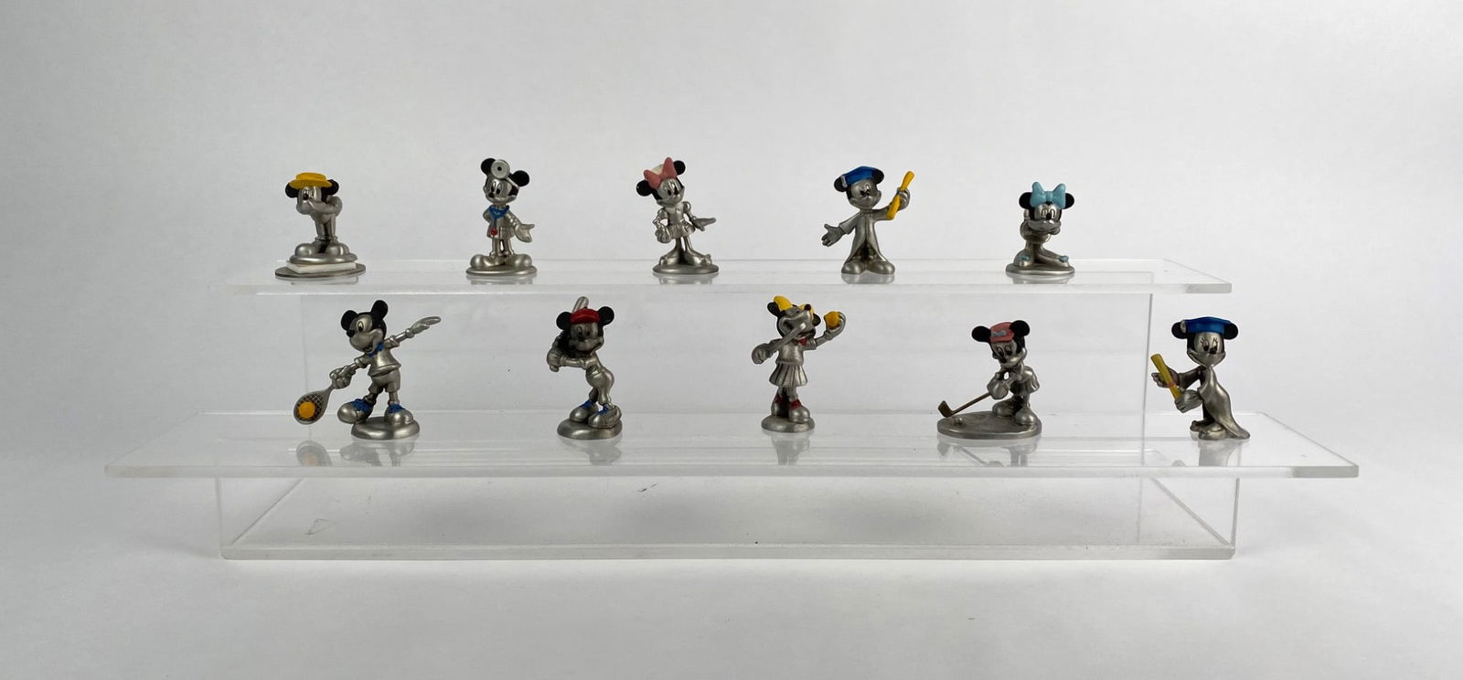Set of 10 Walt Disney Pewter Mini Figures By Hudson Creek (1 of 13)