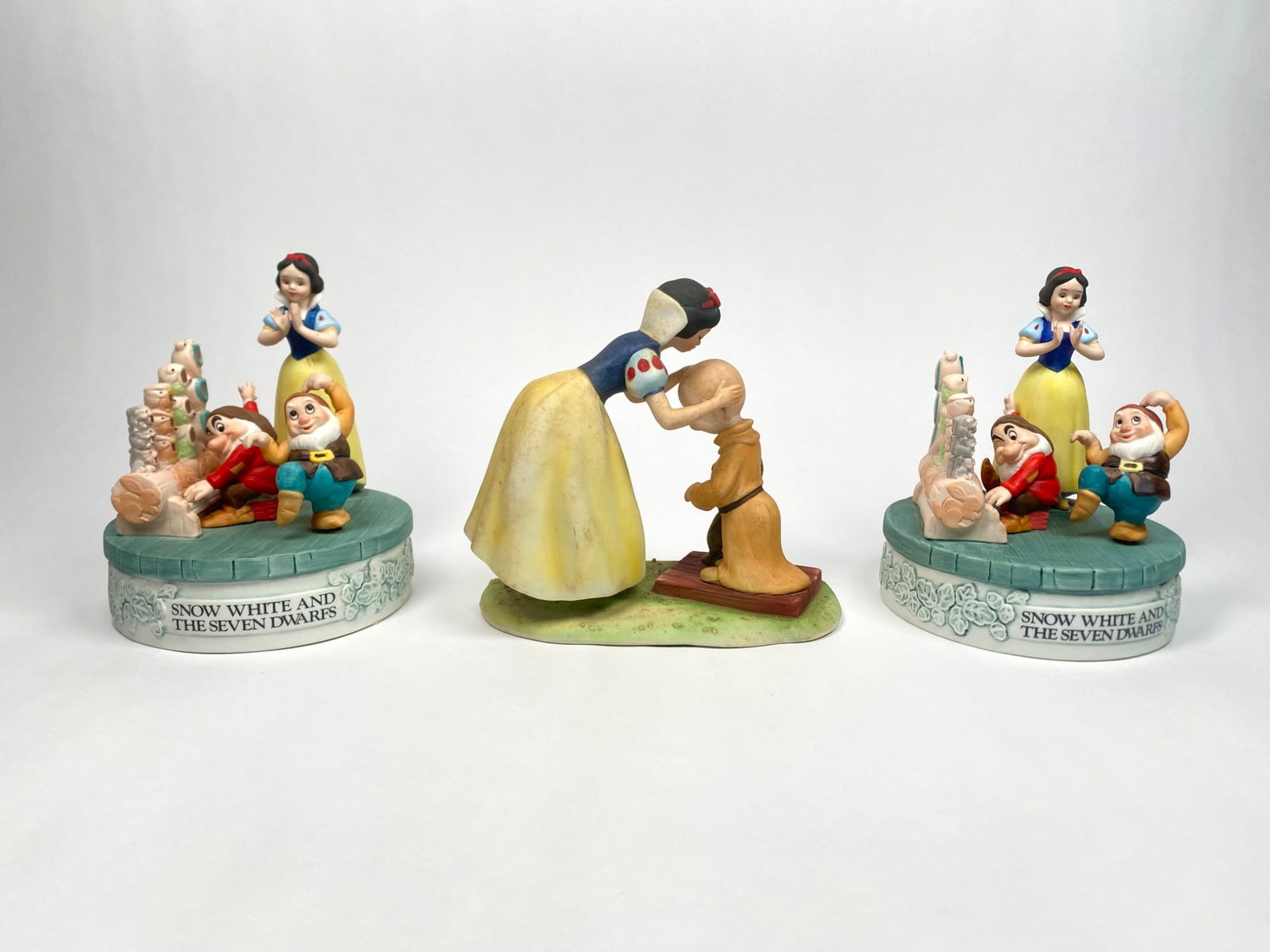 Lot of Three Snow White and the Seven Dwarfs Figurines (1 of 12)