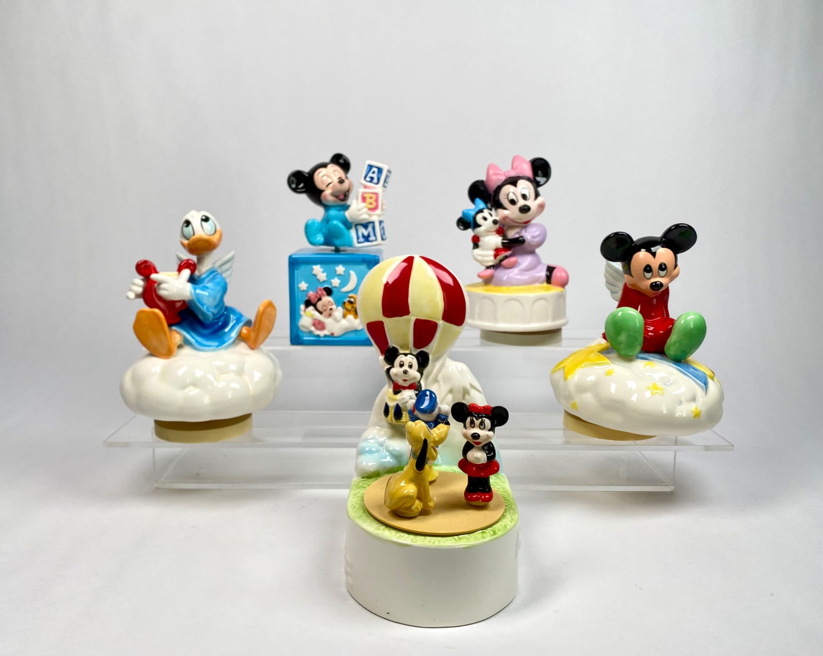 Set of 5 Disney Musical Figurines Mickey Mouse and Friends (1 of 12)