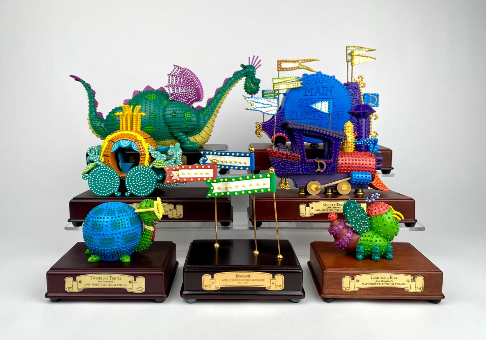 Set of Disney Street Electrical Parade Figures (COA Original Boxes) (1 of 12)