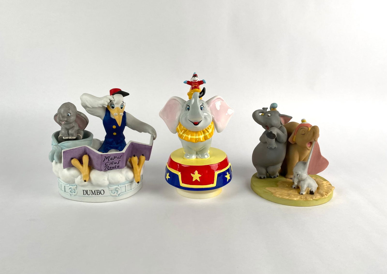 Set of Three Disney Dumbo Figurines, Limited Edition (1 of 11)