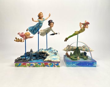 Jim Shore Disney Showcase Peter Pan Figurines (Original Box)