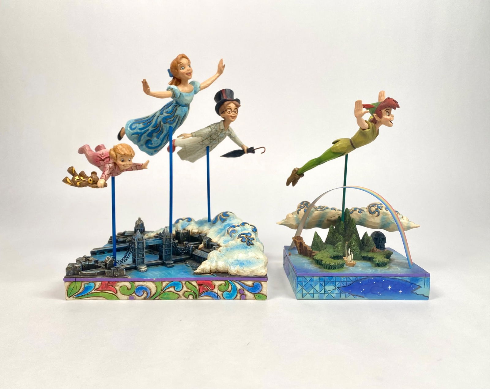 Jim Shore Disney Showcase Peter Pan Figurines (Original Box)
