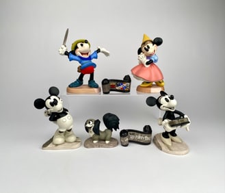 Disney Classic Collections Figurine Set (COAs and Original Boxes)