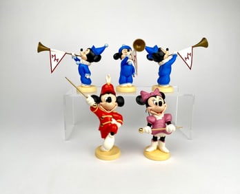 Disney Classics Mickey & Minnie Figurines (COAs Original Boxes)
