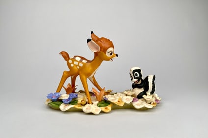 Disney Classic Collection Bambi and Flower Figurine (Original Box)
