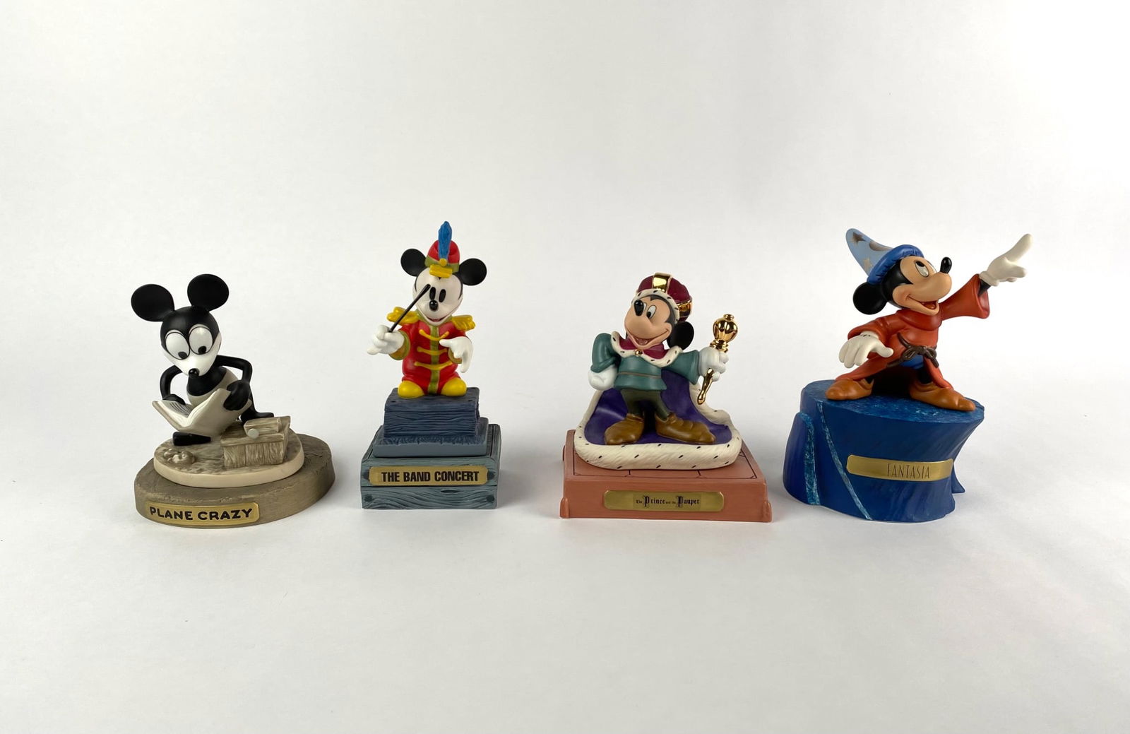 Set of Four Walt Disney Classics Collection Mickey Mouse Figurines (1 of 11)