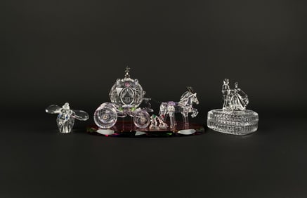 Disney Showcase Collection Crystal World Figurines (Original Box)