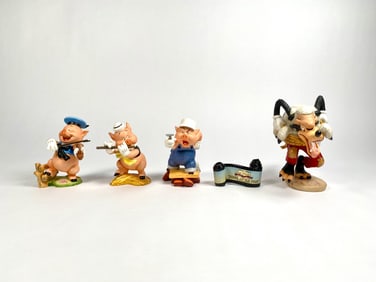 Disney Classics Collection Three Little Pigs Set (Original Box COA)
