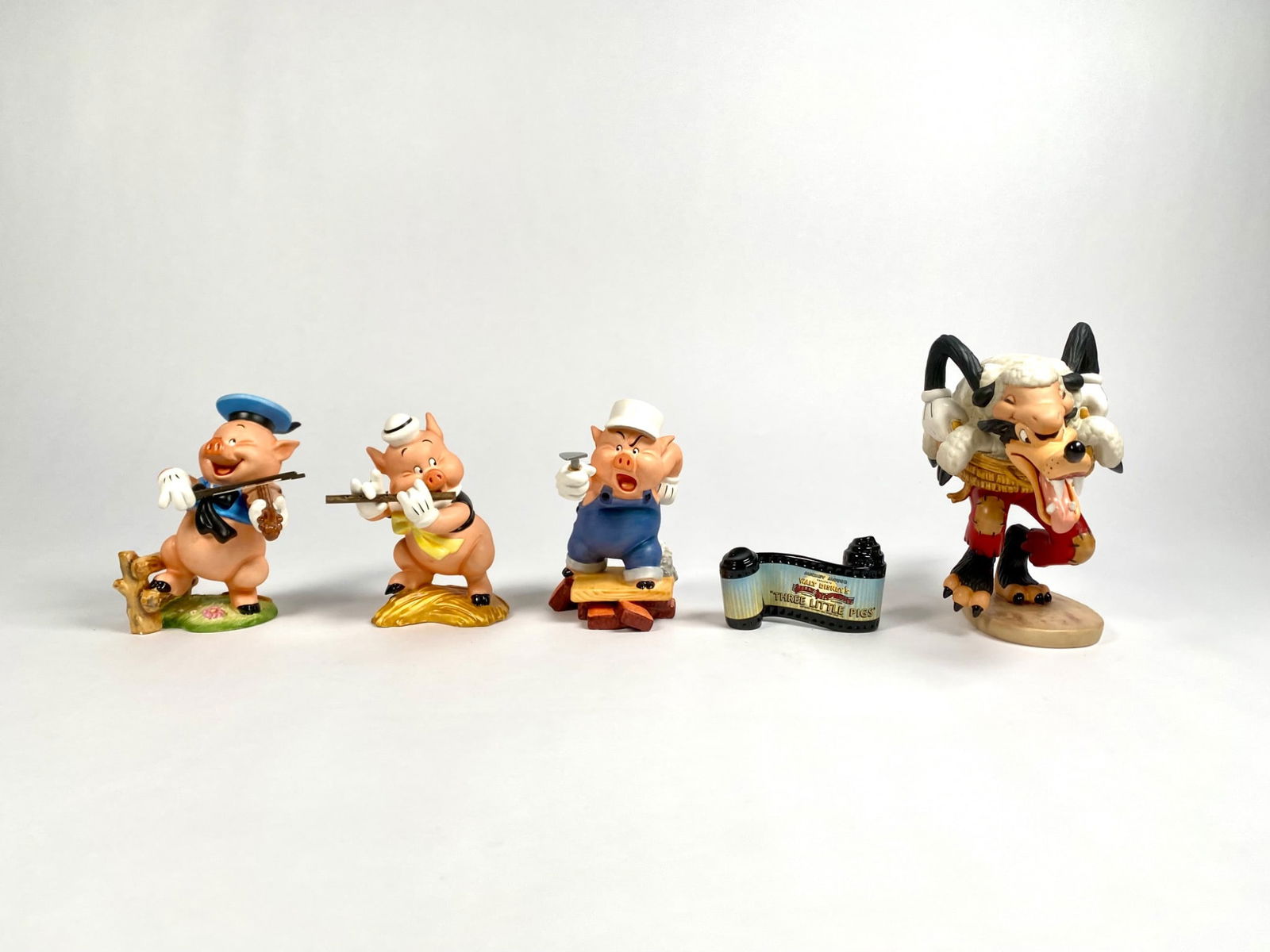 Disney Classics Collection Three Little Pigs Set (Original Box COA) (1 of 12)