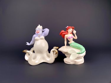 Lenox Disney Showcase Ariel and Ursula Figurines