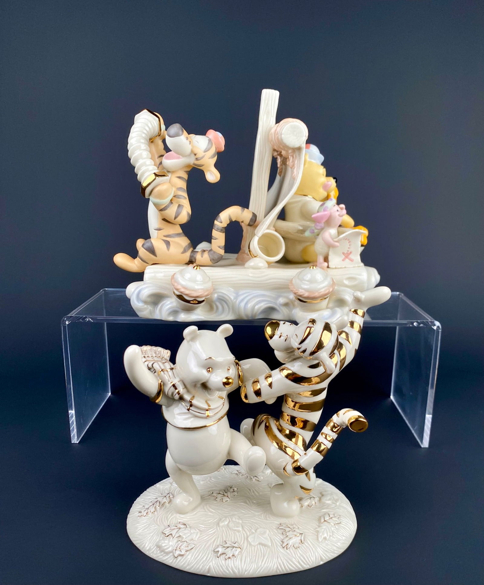 Pair of Lenox Disney Winnie the Pooh Figurines (1 of 12)