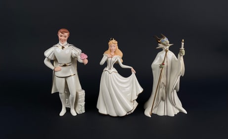Lenox Disney Showcase Collection Sleeping Beauty Figurines