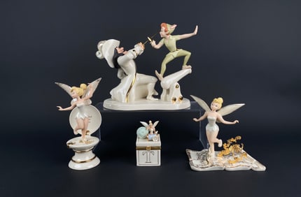 Lenox Disney Showcase Figures Featuring Peter Pan and Tinker Bell