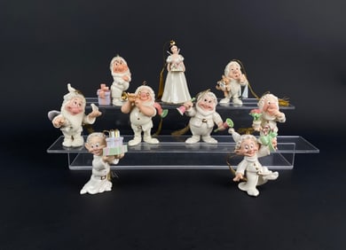 Lenox Christmas Ornaments Snow White and the Seven Dwarfs
