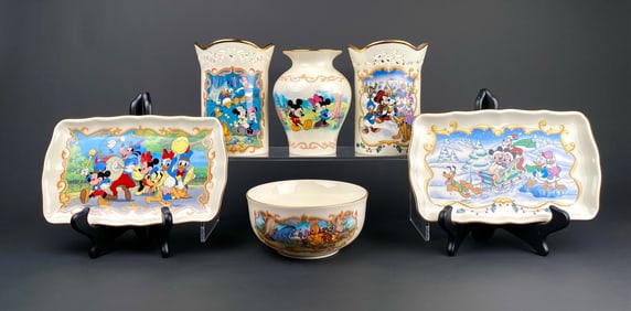 Set of 6 Lenox Disney Animated Classics Collection Items