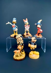 Collection of 5 Disney ANRI Figurines