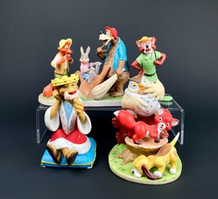 Group of Walt Disney Productions Ceramic Figurines