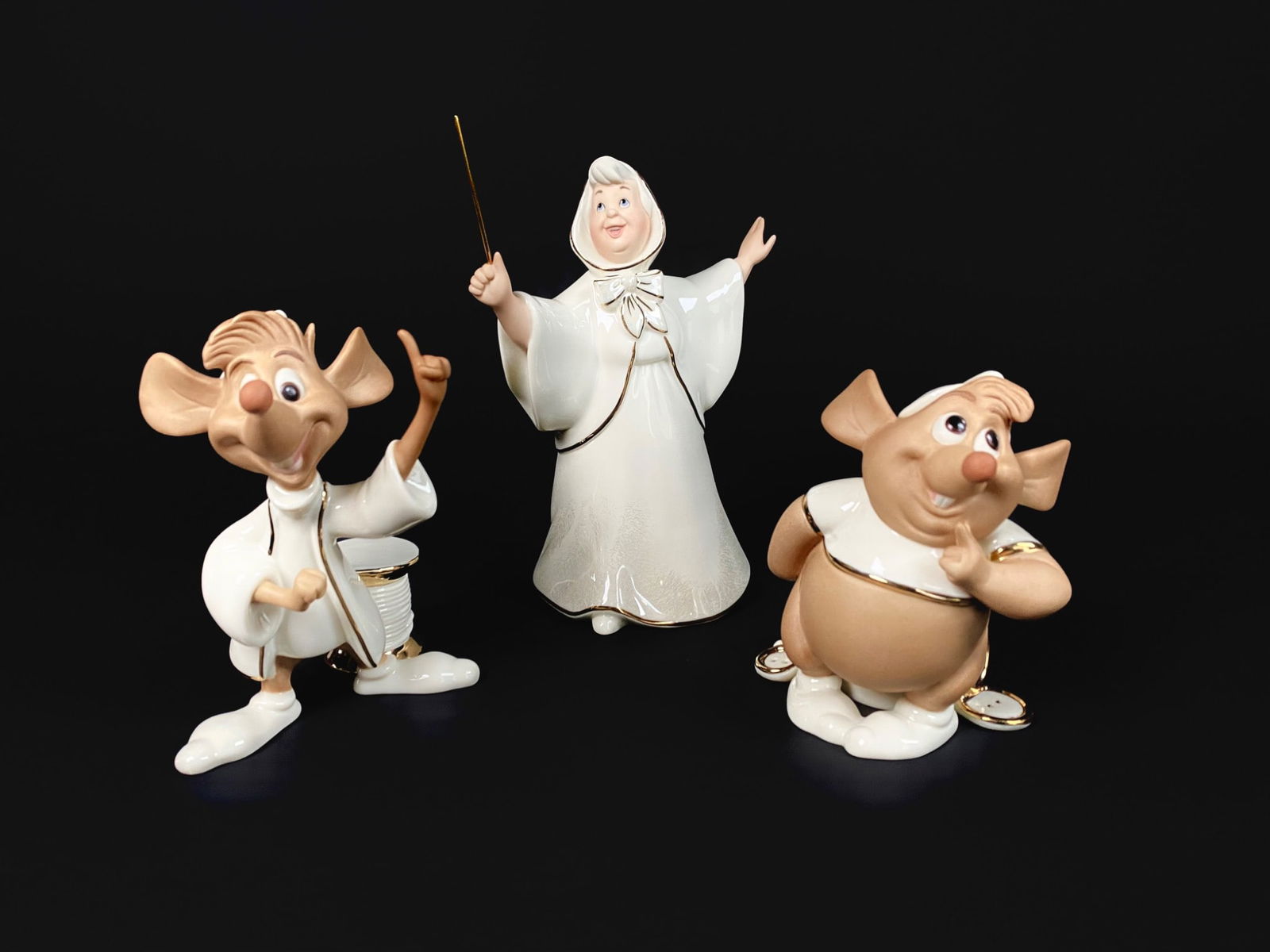 Lenox Disney Showcase Collection Jaq, Gus, Fairy Godmother (1 of 12)