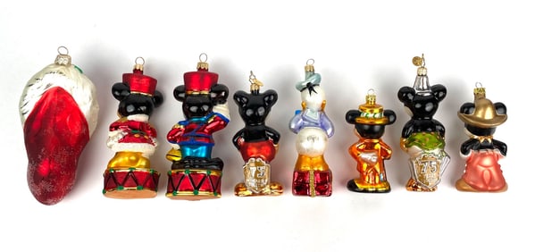 Disney Themed Christopher Radko Ornaments with Original Boxes