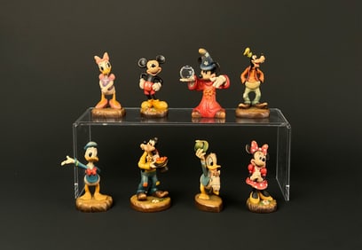 Collection of Hand Carved Walt Disney Figurines by ANRI?