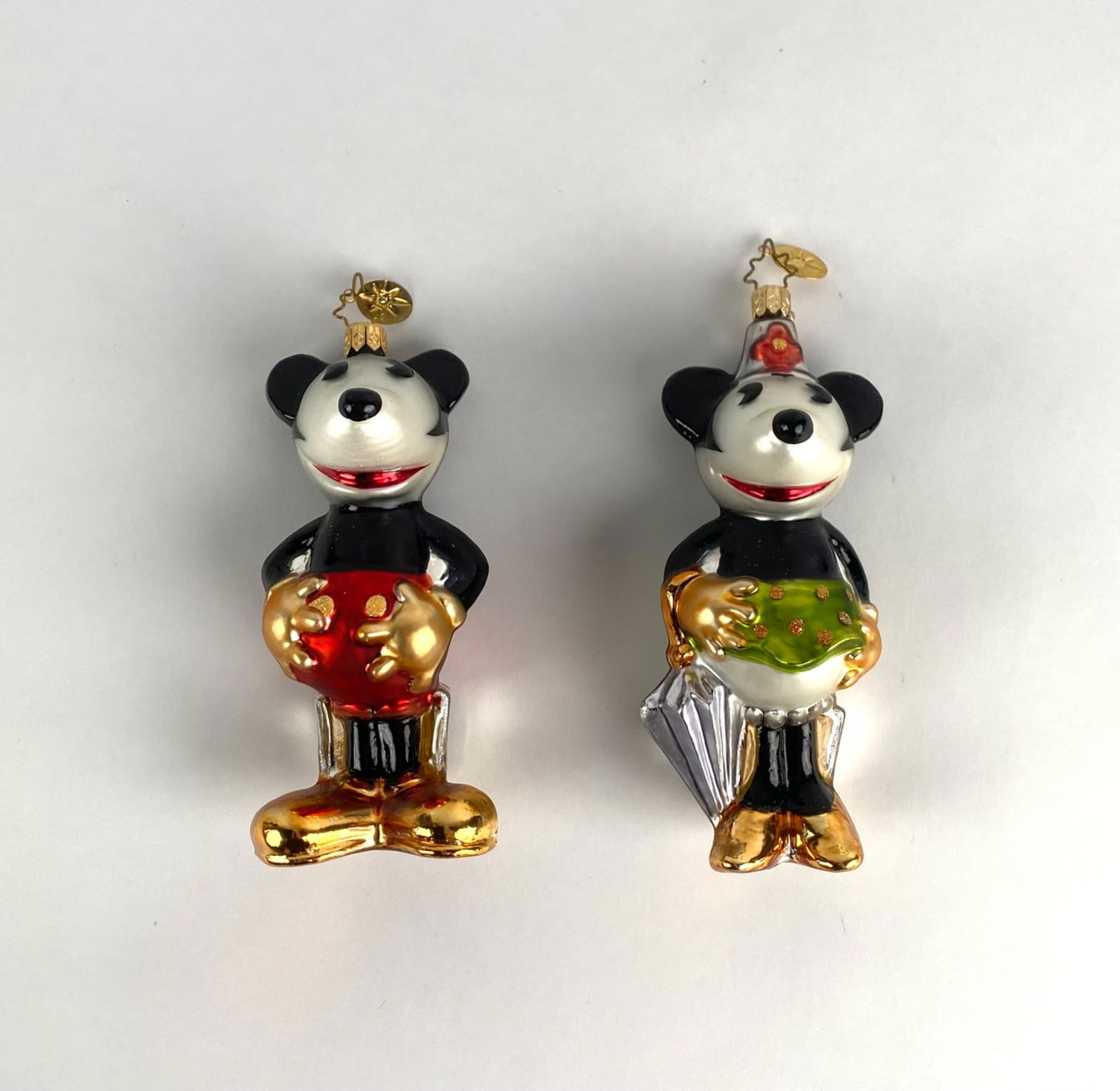 Mickey and Minnie 75th Anniversary Christopher Radko Ornaments (1 of 8)