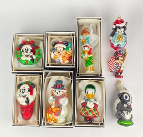 Christopher Radko Disney Holiday Ornaments (Original Box)