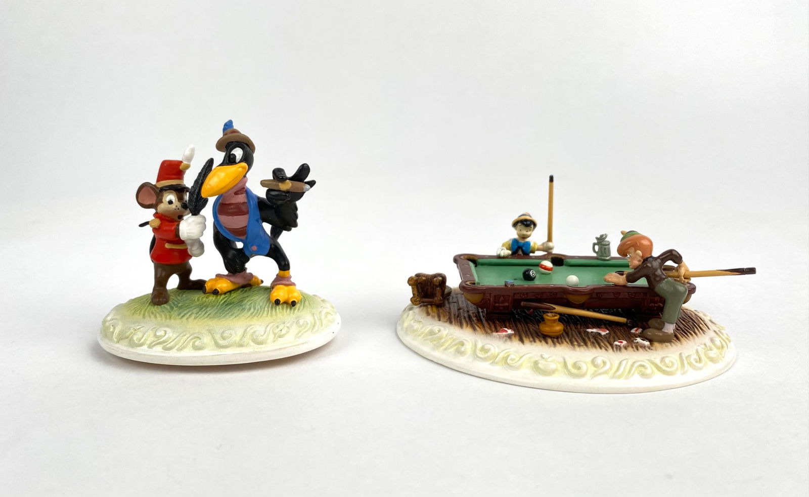 Pair of Disney Dumbo and Pinocchio Figurines by Olszewski (1 of 12)