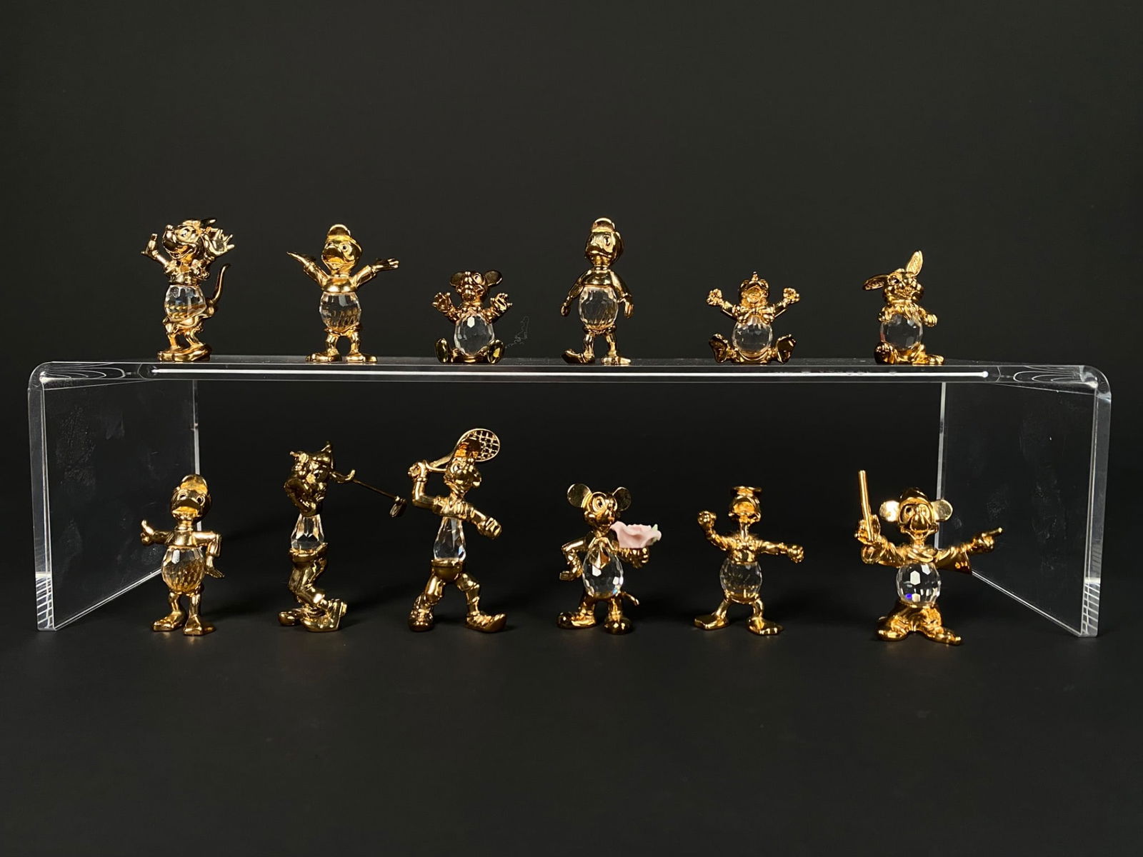 Set of GOld Plated Disney Lencia mini Figures? (1 of 12)
