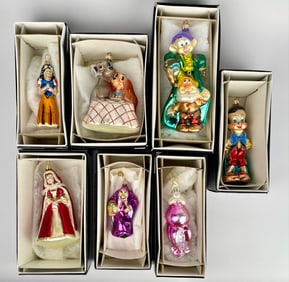 Set of Disney Christopher Radko Christmas Ornaments (Original Box)