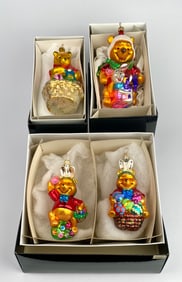 Christopher Radko Disney Pooh Christmas Ornaments (Original Box)