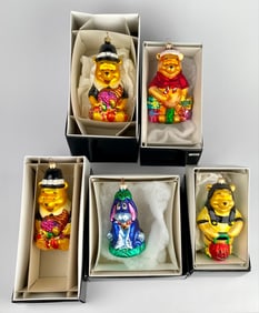 Christopher Radko Disney Pooh and Eeyore Ornaments (Original Box)