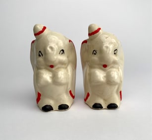 Vintage Dumbo Salt and Pepper Shaker Set