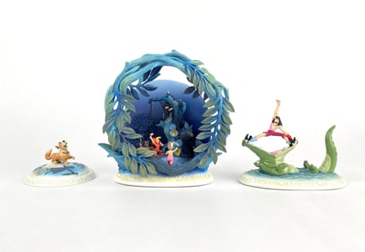 Disney Showcase Olszewski Figurines from Peter Pan, Set of Three