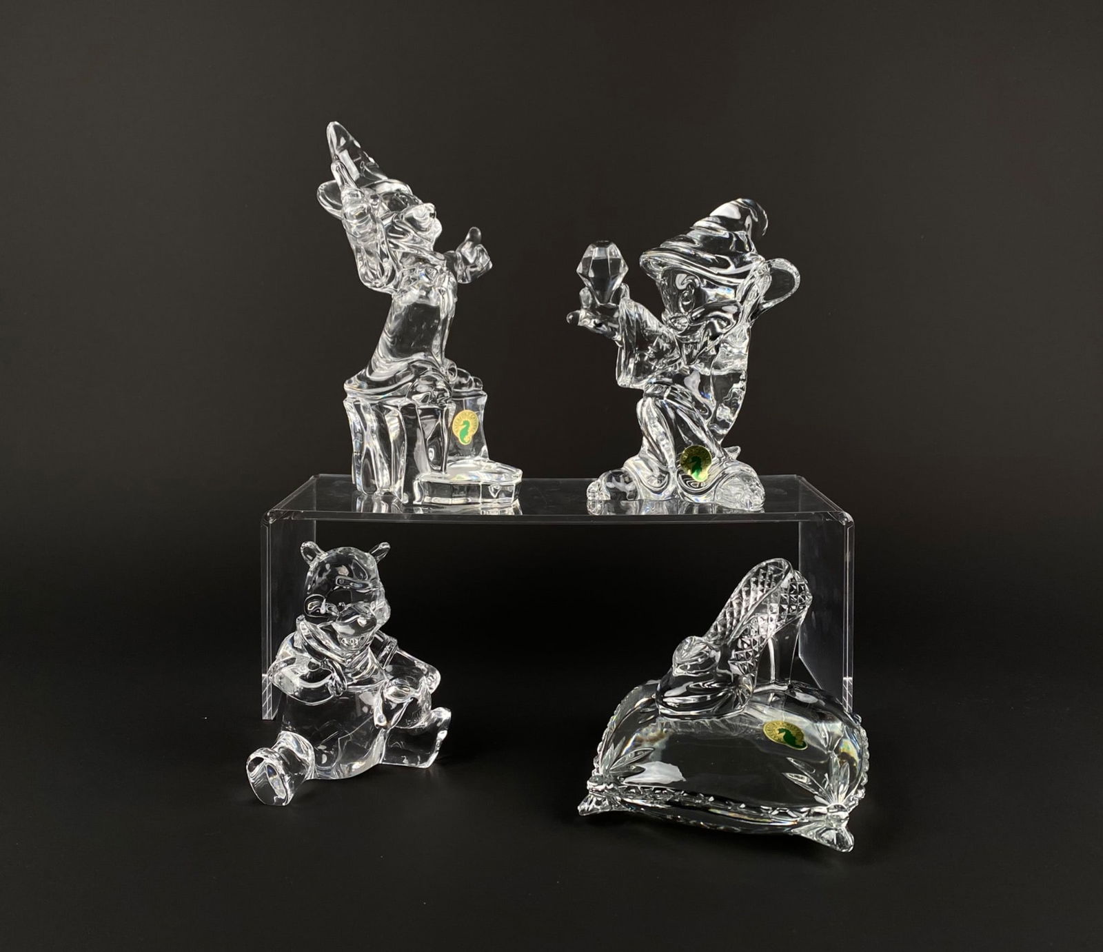 Set of Waterford Disney Lead Crystal Figurines Featuring Characters (1 of 12)