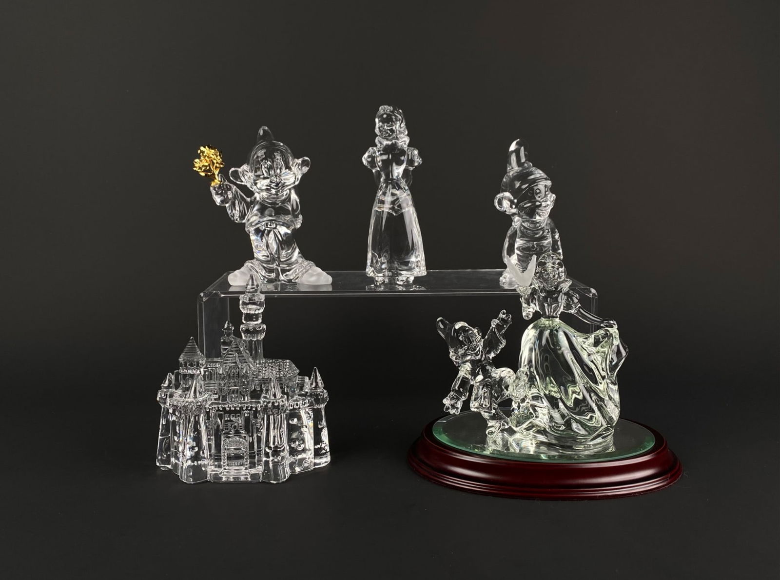 Collection of Disney Themed Lenox Crystal Figurines and Castle (1 of 12)