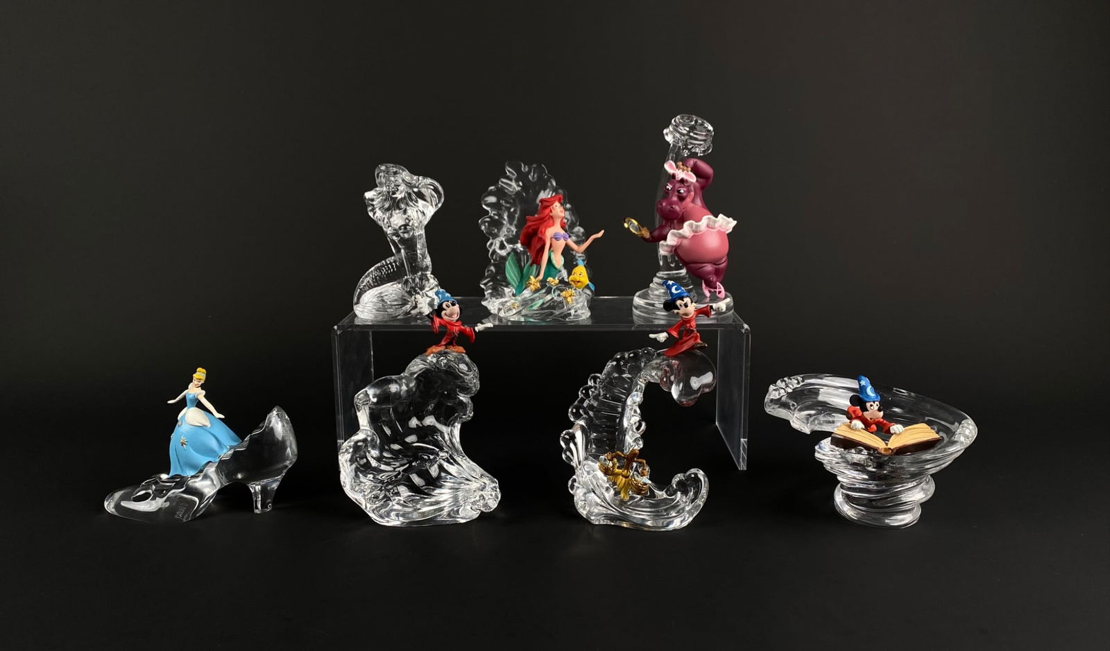 Collection of Disney Crystal Figurines Featuring Iconic Characters (1 of 12)