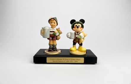 Goebel 50 Years of Disney Hummel Mickey Figurine Set