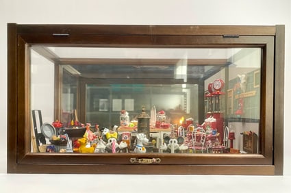Miniature Disney Characters in a Kitchen Scene