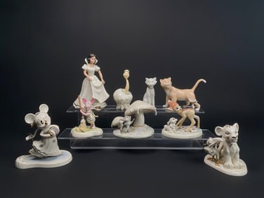 Lot of Disney Lenox Porcelain Figurines