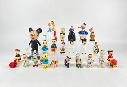 Vintage Ceramic, Plastic, and Composite Disney Inspired Figurines