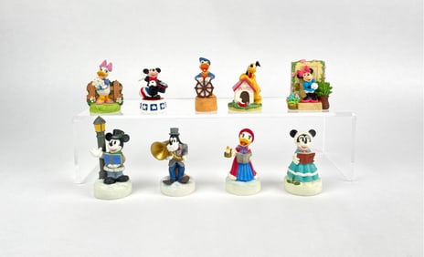 Set of 9 Disney-Themed Lenox Figurines