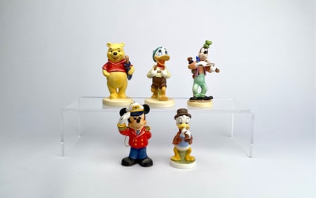 Set of 5 Disney Goebel Figurines