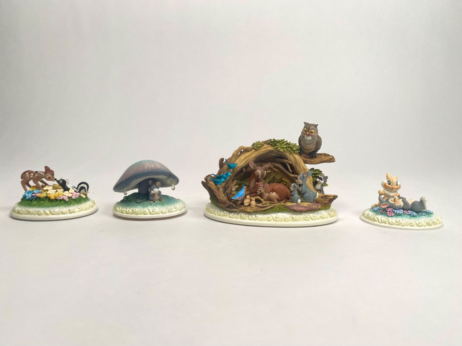 Set of Four Disney Showcase Bambi Limited Edition Figurines (1 of 12)