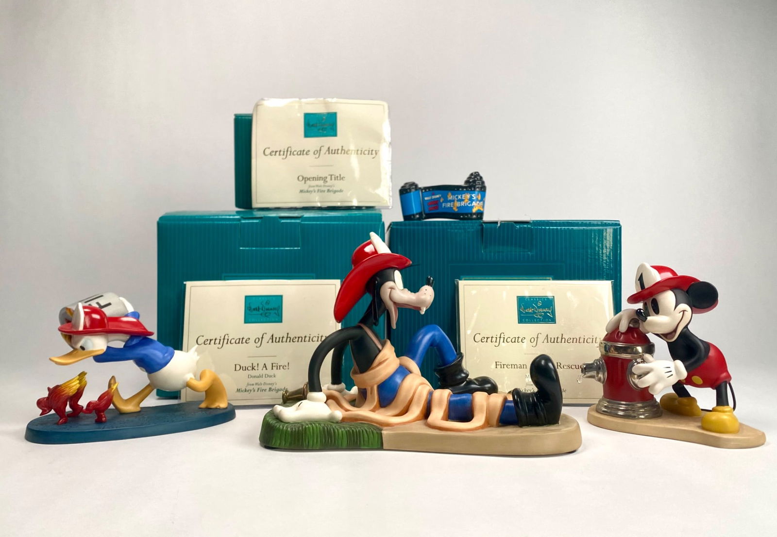 Disney Classics Collection Mickey’s Fire Brigade Figures (COA Original Box) (1 of 12)