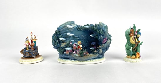 Set of Three Olszewski Disney Showcase Limited Edition Figurines