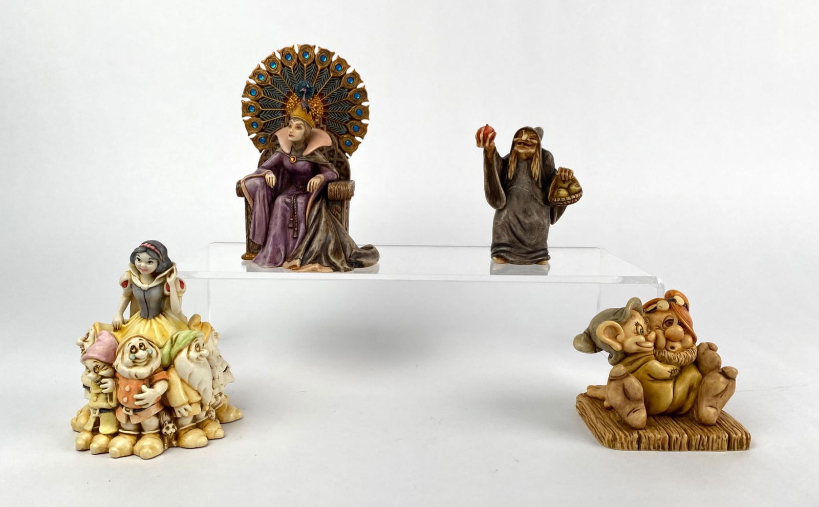 Disney Harmony Kingdom Snow White Figurines, Set of 4 (1 of 12)