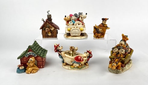 Collection of Disney Harmony Kingdom Figurines (COA)