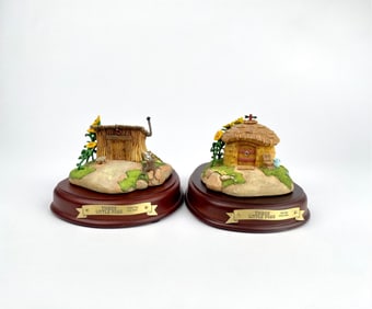 Disney Enchanted Places Three Little Pigs Figurines by Olszewski