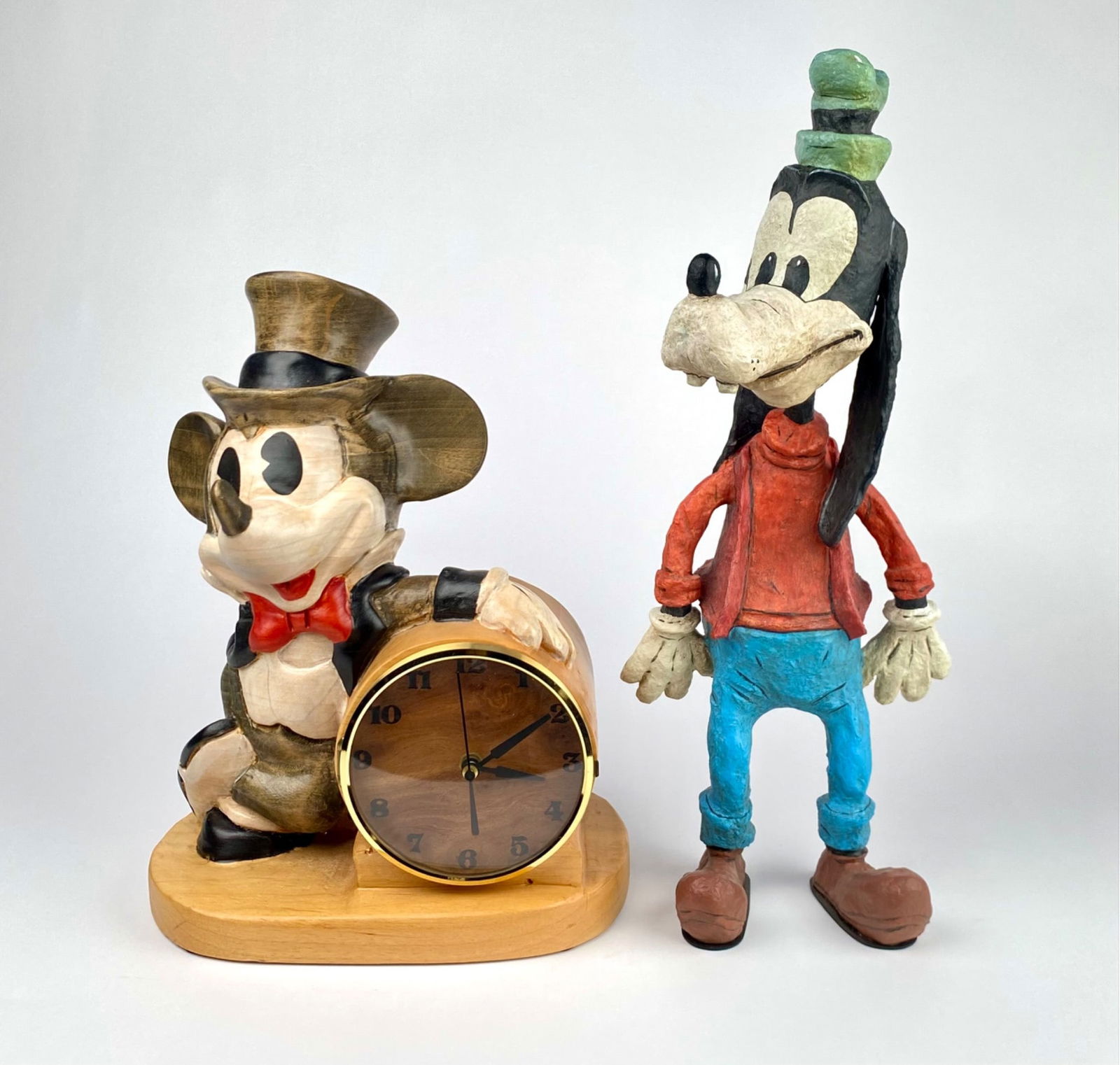 Disney Goofy Figurine and Mickey Mouse Clock Set (1 of 12)